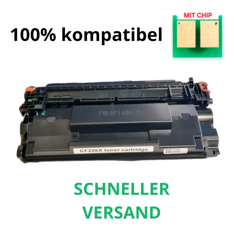 Home cf226x toner mit chip xl für hp laserjet m402 m426 kompatibel premium qualität